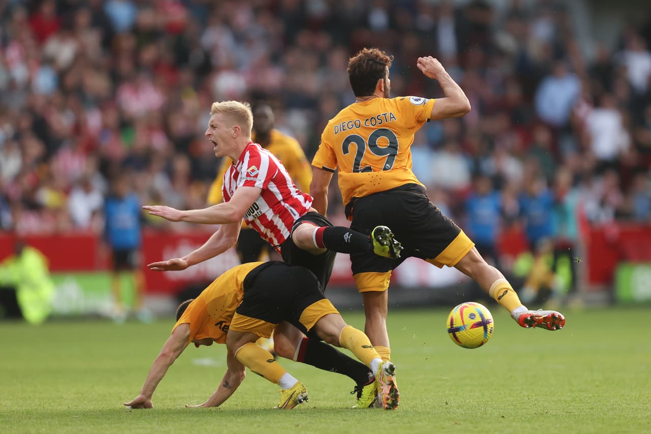 Brentford igualó con el Wolverhampton que se hunde en la zona baja de la clasificación.