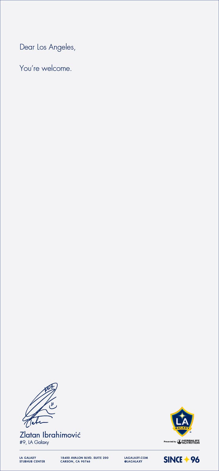 LA Times Zlatan Ibrahimovic