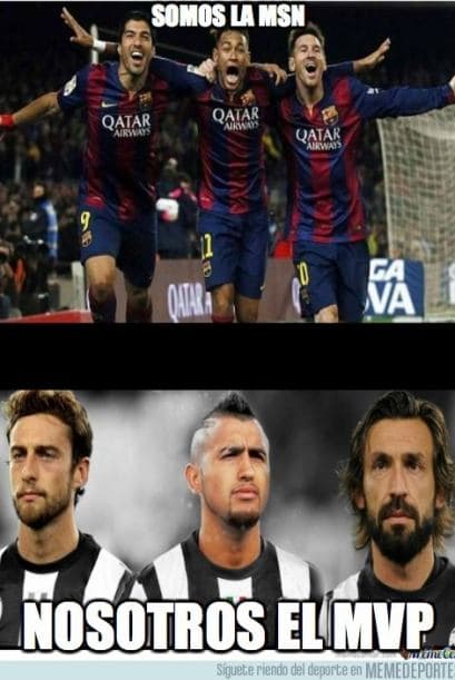 Las bromas no se hicieron esperar tras el título que obtuvo el Barcelona de la MSN con burlas para la Juventus, Real Madrid y hasta Cristiano Ronaldo.