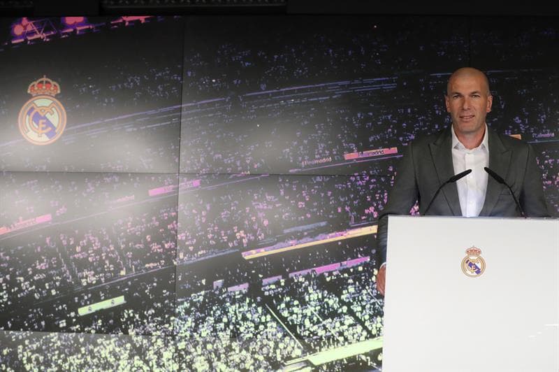 Zidane fue presentado: "Estoy feliz de volver a casa; quiero mucho a este club"