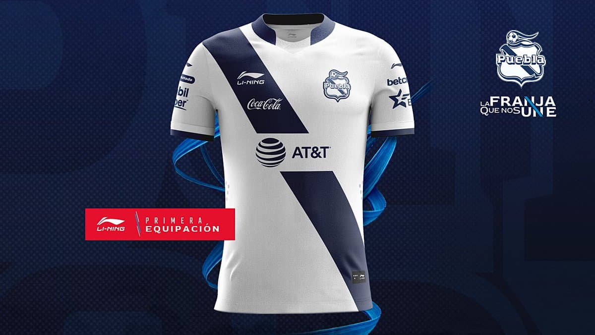 Jersey local del Club Puebla 2018/19.