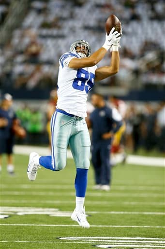 El TE de los Dallas Cowboys entra a su tercer año en la NFL este 2015, checa sus mejores imágenes (AP-NFL).