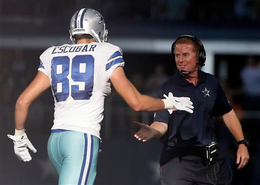 El TE de los Dallas Cowboys entra a su tercer año en la NFL este 2015, checa sus mejores imágenes (AP-NFL).