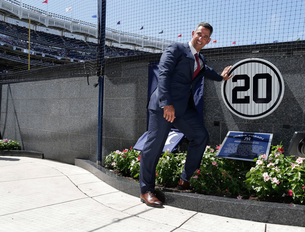 Yankees retiran el número 20 del boricua Jorge Posada en una ceremonia