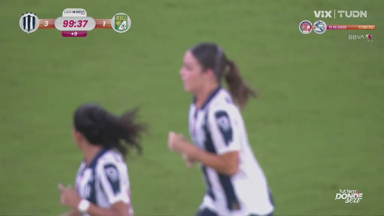 ¡Cayó el tercero de Rayadas! Allison Veloz cierra la pinza