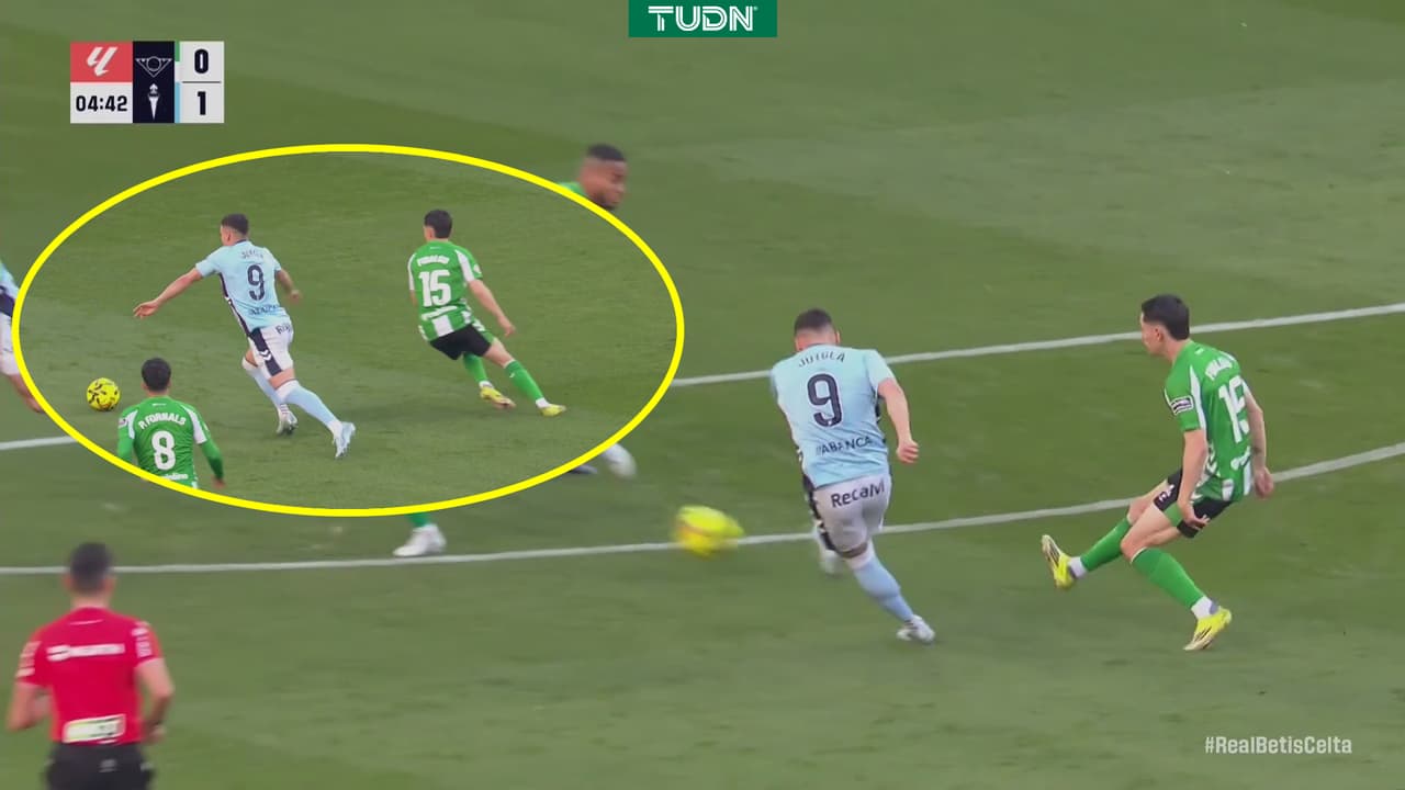 Descuido de Fidalgo 'colabora' en empate del Betis ante Celta 