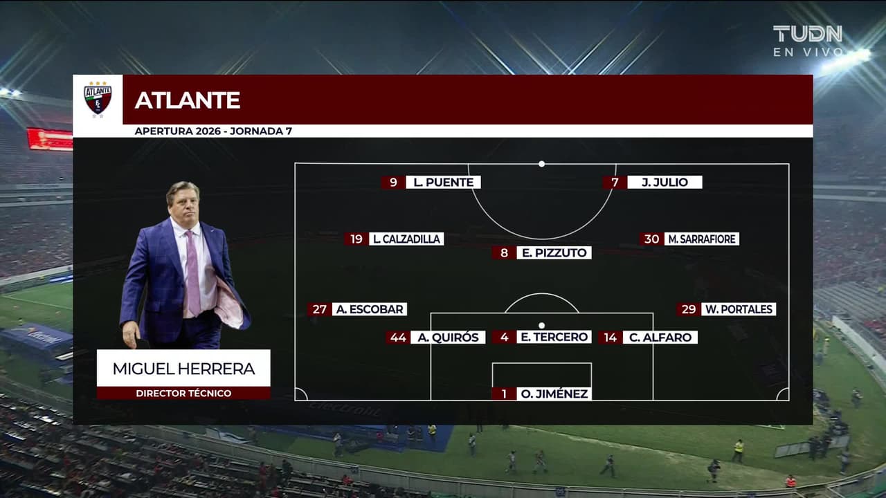 Atlas vs. Atlante - Resumen del partido