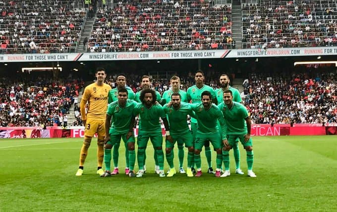 Este es el 11 que alineó Zinedine Zidane en la victoria ante el Salzburg.
