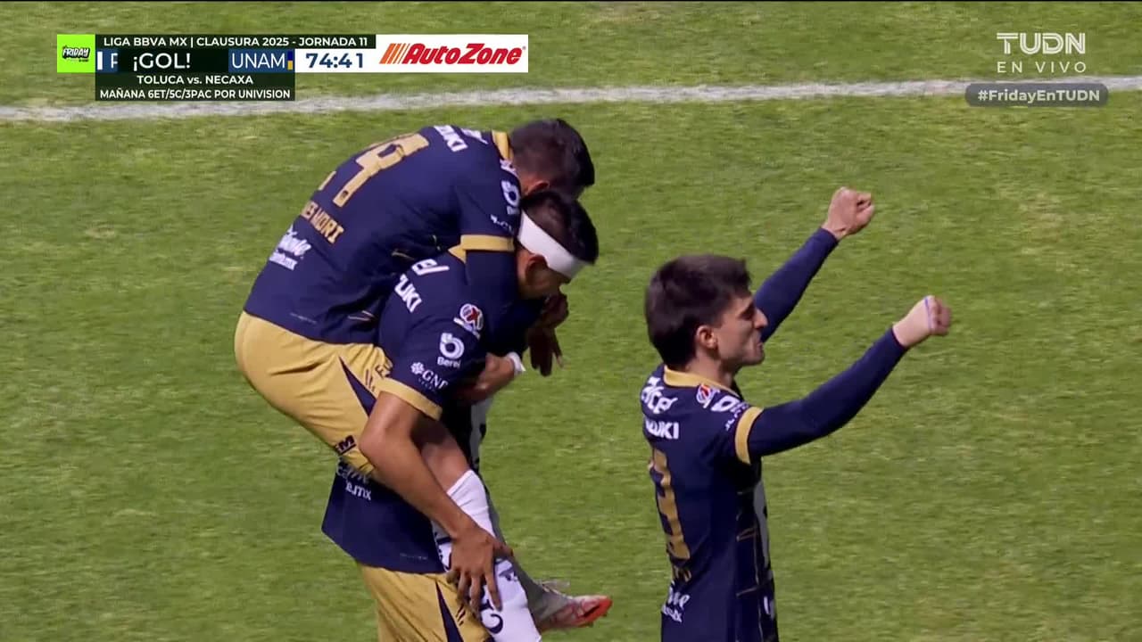 ¡Voltereta! Memote le da la ventaja a Pumas con el 1-2