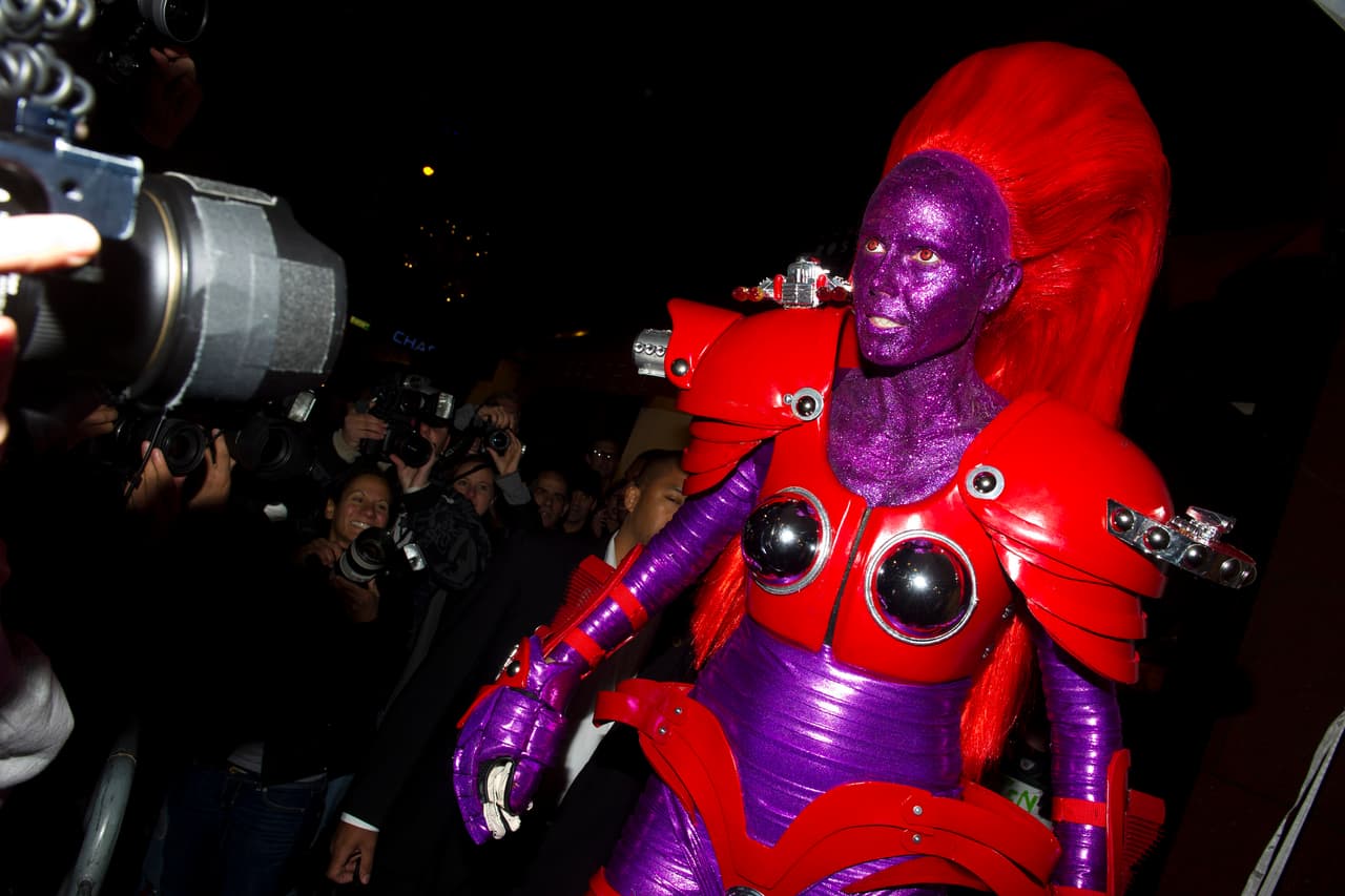 Este look lo lució en 2010.