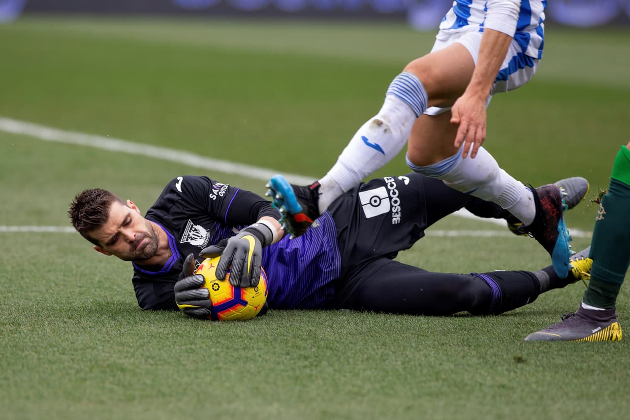 El arquero Iván Cuellar fue determinante para evitar que Leganés sufriera goles en contra.