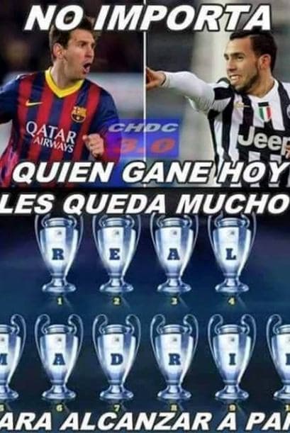 Las bromas no se hicieron esperar tras el título que obtuvo el Barcelona de la MSN con burlas para la Juventus, Real Madrid y hasta Cristiano Ronaldo.