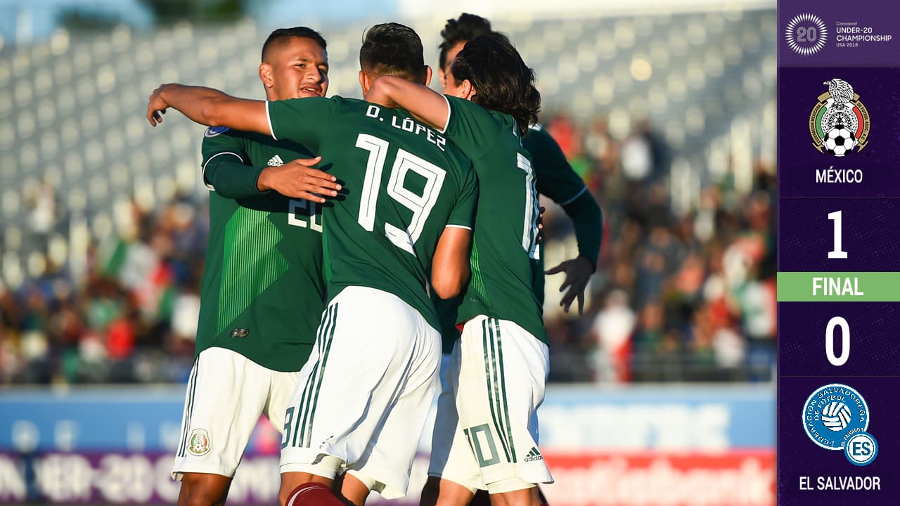 ¡México ya está en el Mundial Sub-20! El Tri vence al Salvador y obtiene boleto