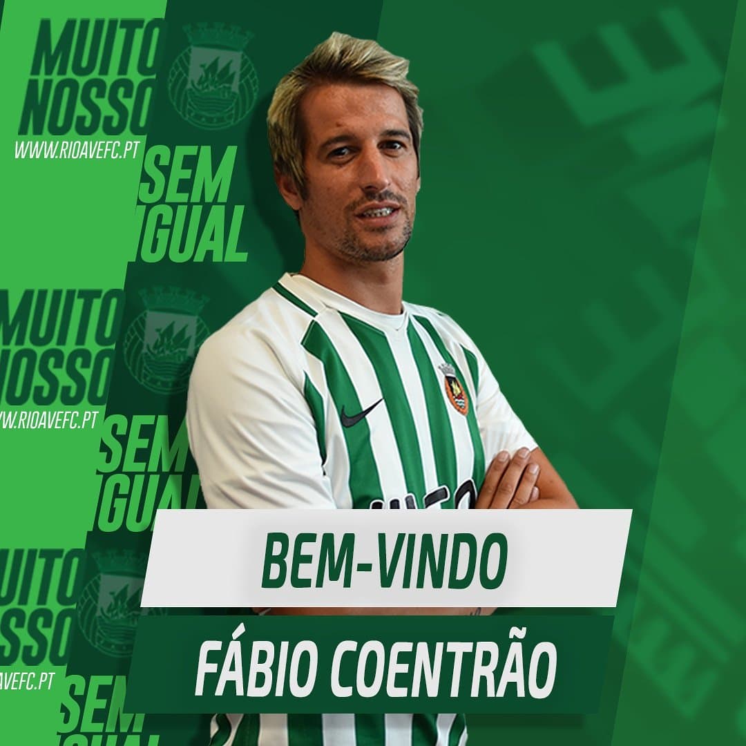 El lateral izquierdo portugués de 30 años Fábio Coentrao llega al Rio Ave de Portugal luego de finalizar su contrato con el Real Madrid.