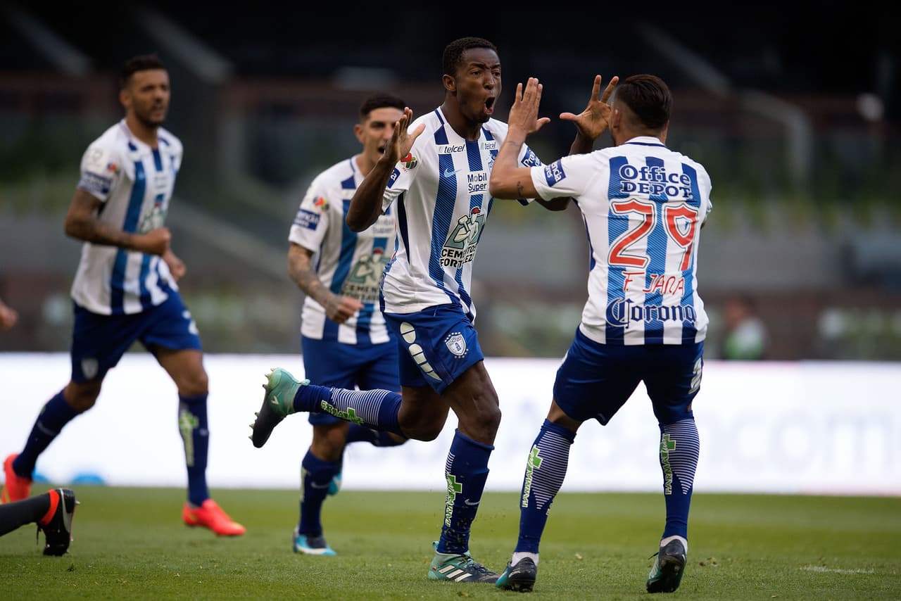 Murillo remató de cabeza tras una pésima salida del arquero americanista Agustín Marchesín.