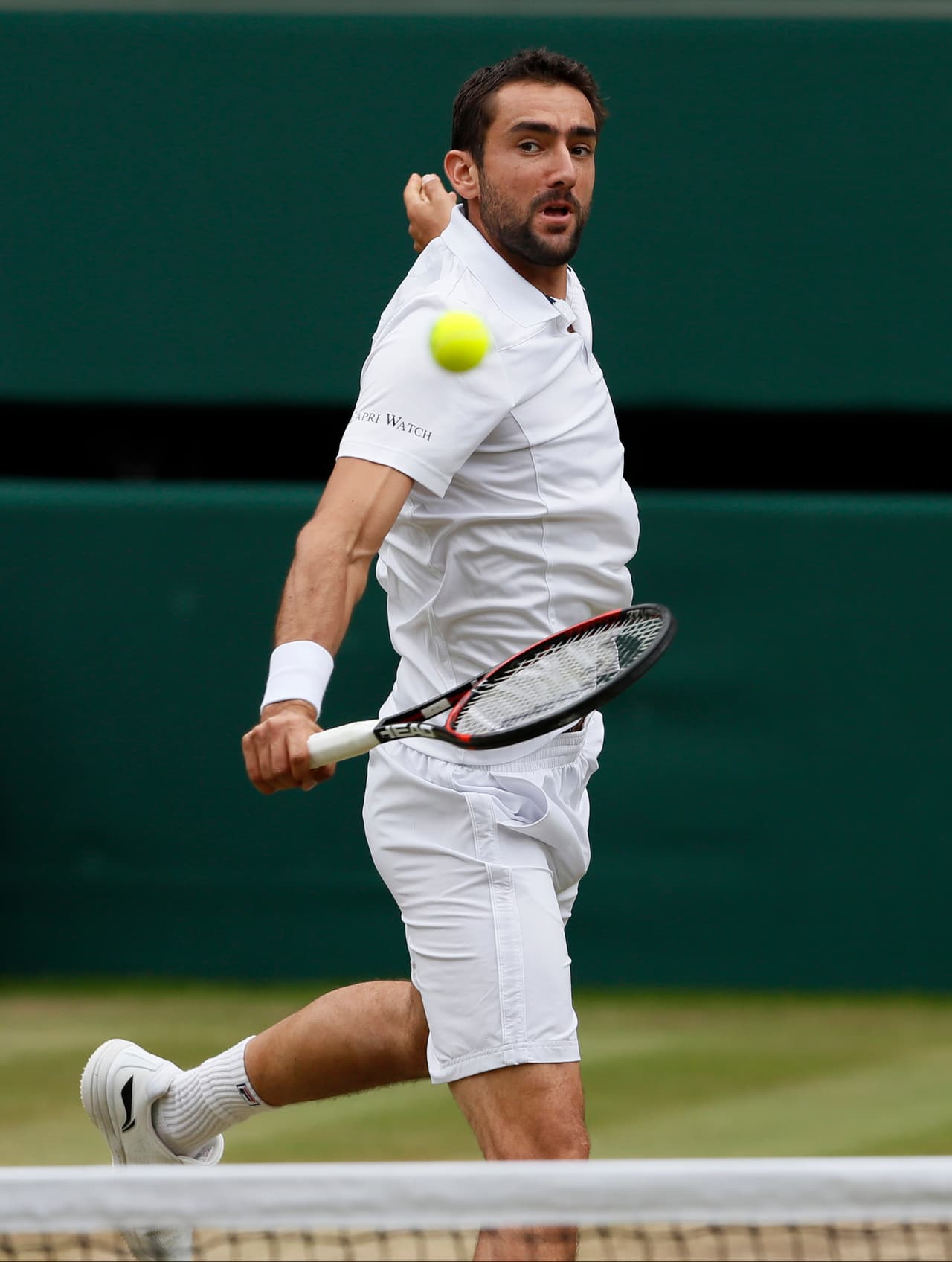 El croata lo forzó en el decimosegundo game y en el 
<i>tie break</i> ganó por 7-3.