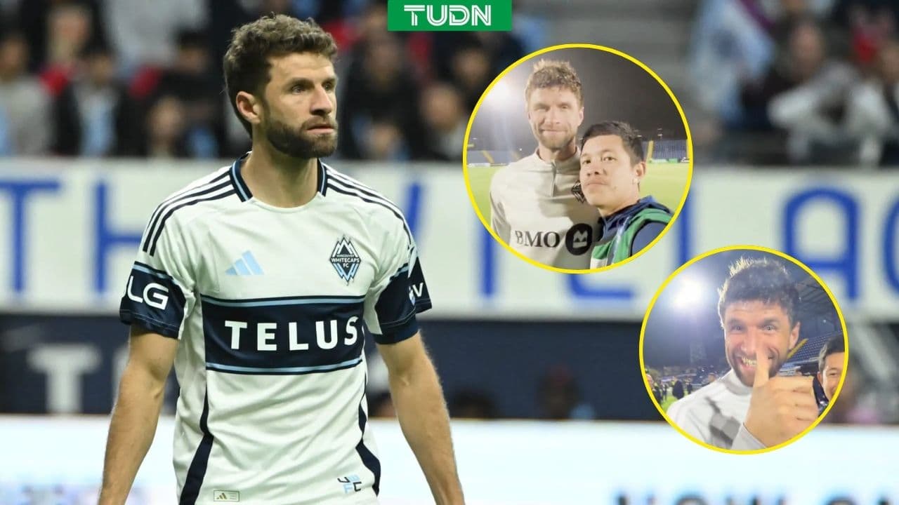 Ojo a lo que Thomas Müller hace cuando un fan de Costa Rica le muestra foto