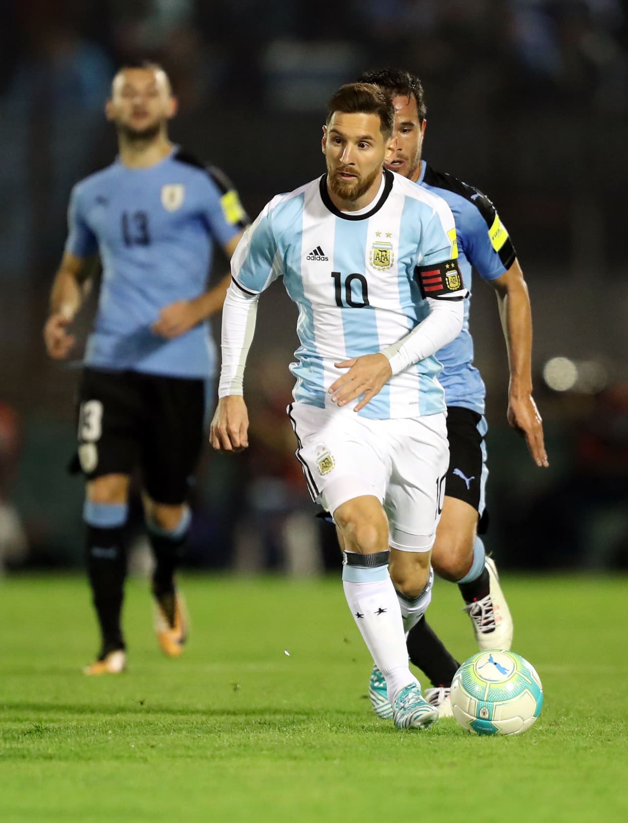 Por su parte, Messi fue el encargado de comandar el ataque de Jorge Sampaoli, aunque pocas fueron las oportunidades de gol.