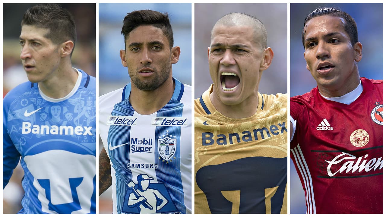 Ellos son el 11 ideal, los jugadores con más puntos en el Univision Deportes Fantasy en lo que va del torneo Apertura 2016.
