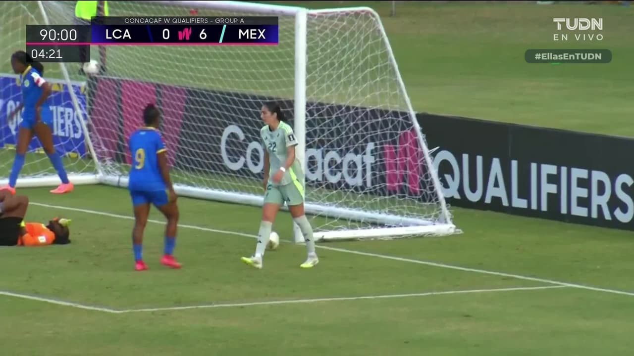 ¡Una tremenda goleada! México le clavó SIETE GOLES a Santa Lucía
