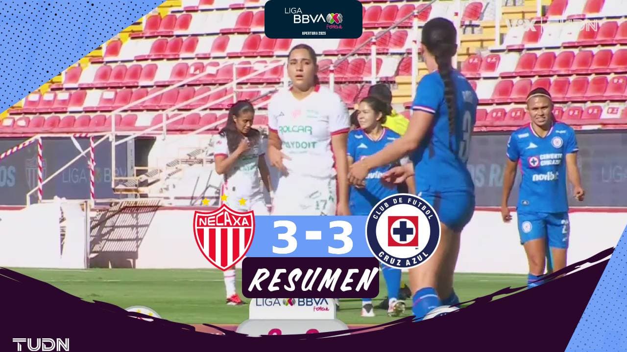 Necaxa vs Cruz Azul femenil, resumen, goles del juego de la Liga MX Femenil