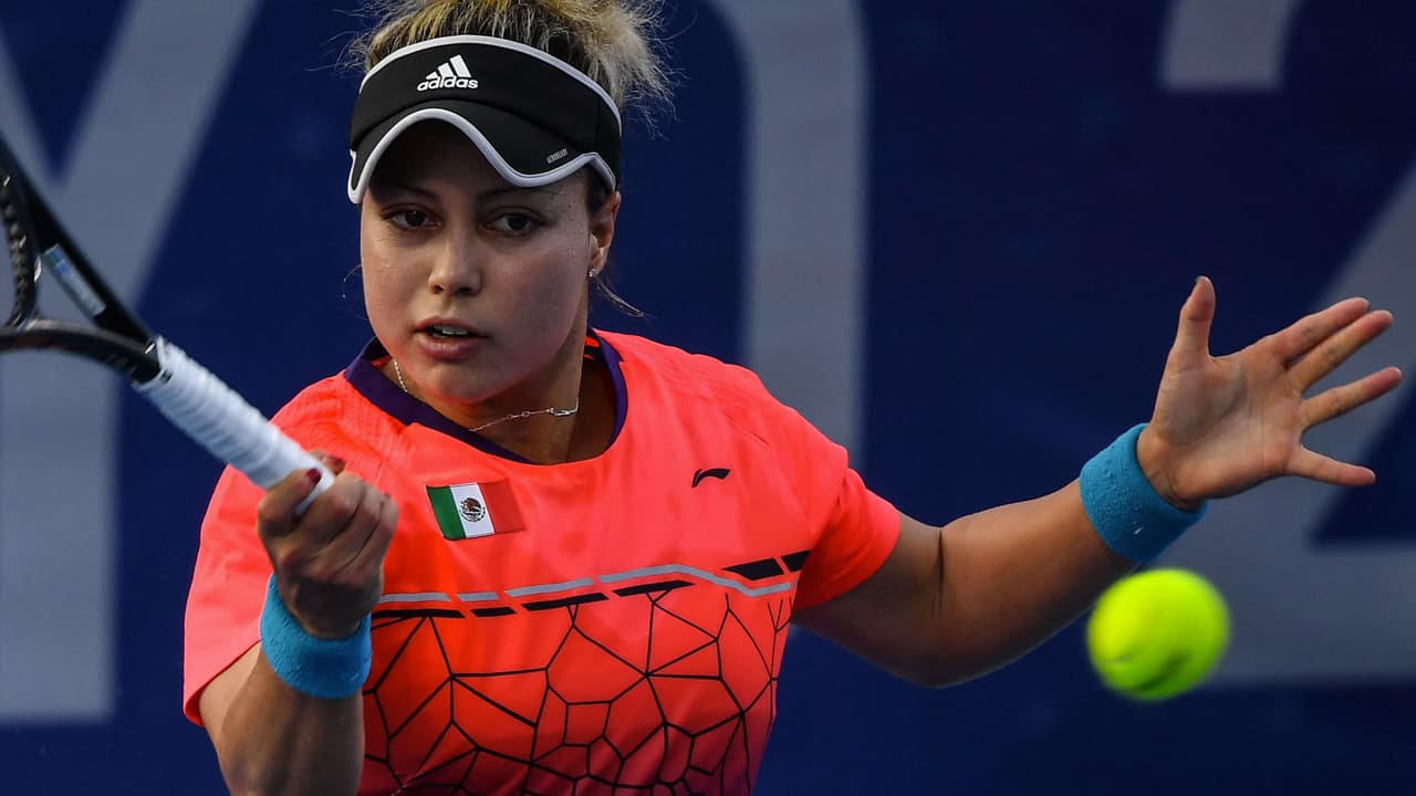 Renata Zarazúa participó en el singles y el dobles de Tokyo 2020.