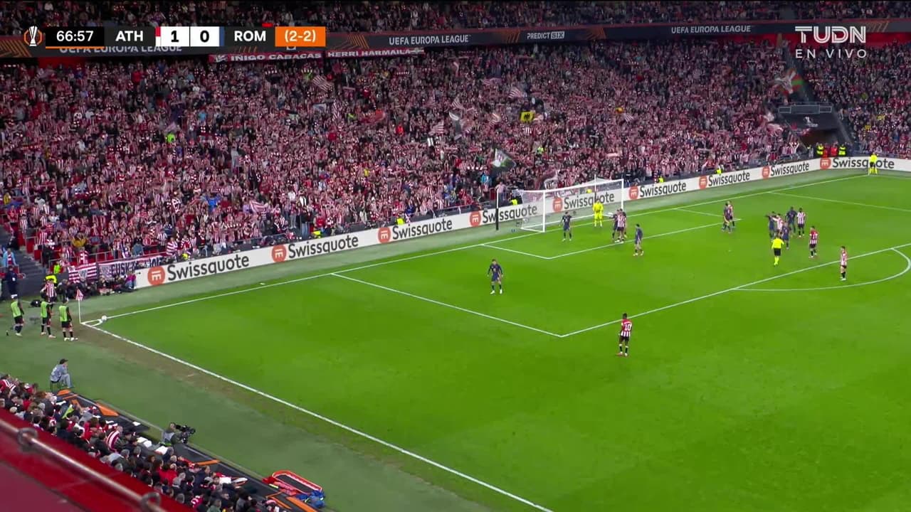 ¡GOL!  anota para Athletic Club. Yuri Berchiche