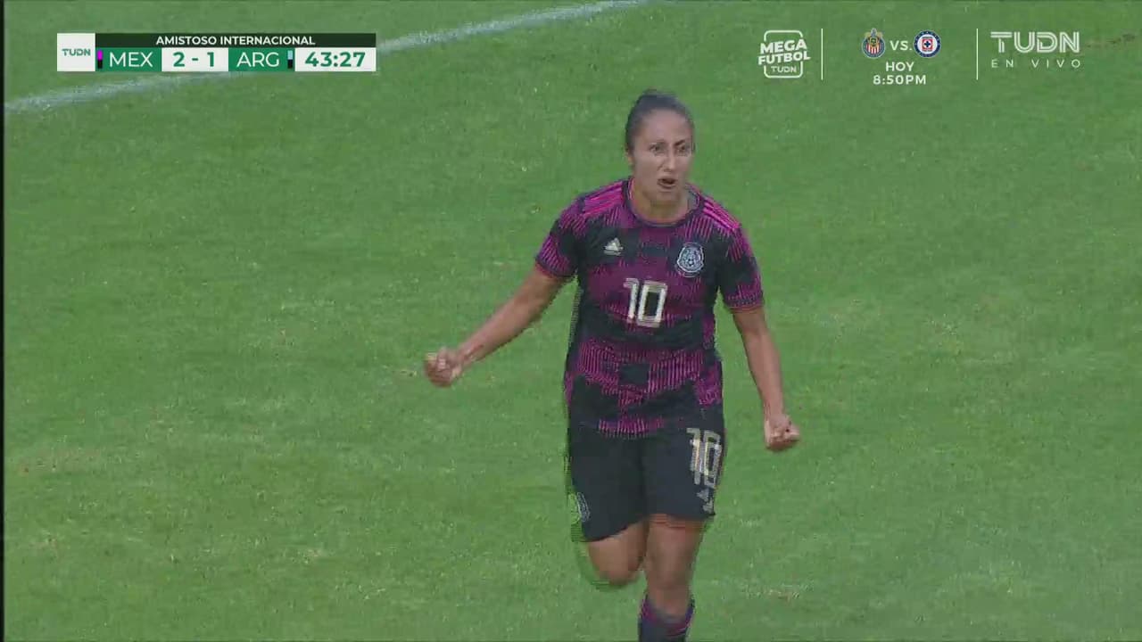 ¡Otra vez! Stephany Mayor consigue el 2-1 del Tri Femenil