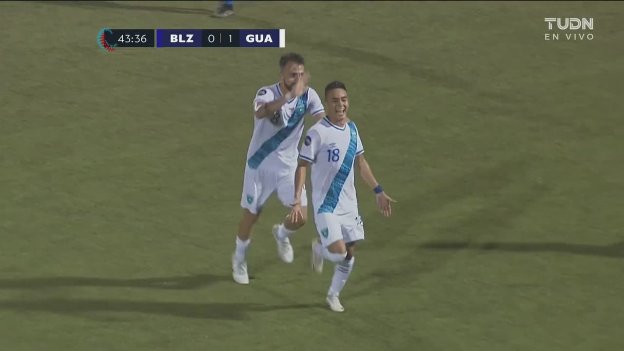 ¡Golazo de Guatemala! Óscar Santis pone el 0-2 con tremendo zapatazo
