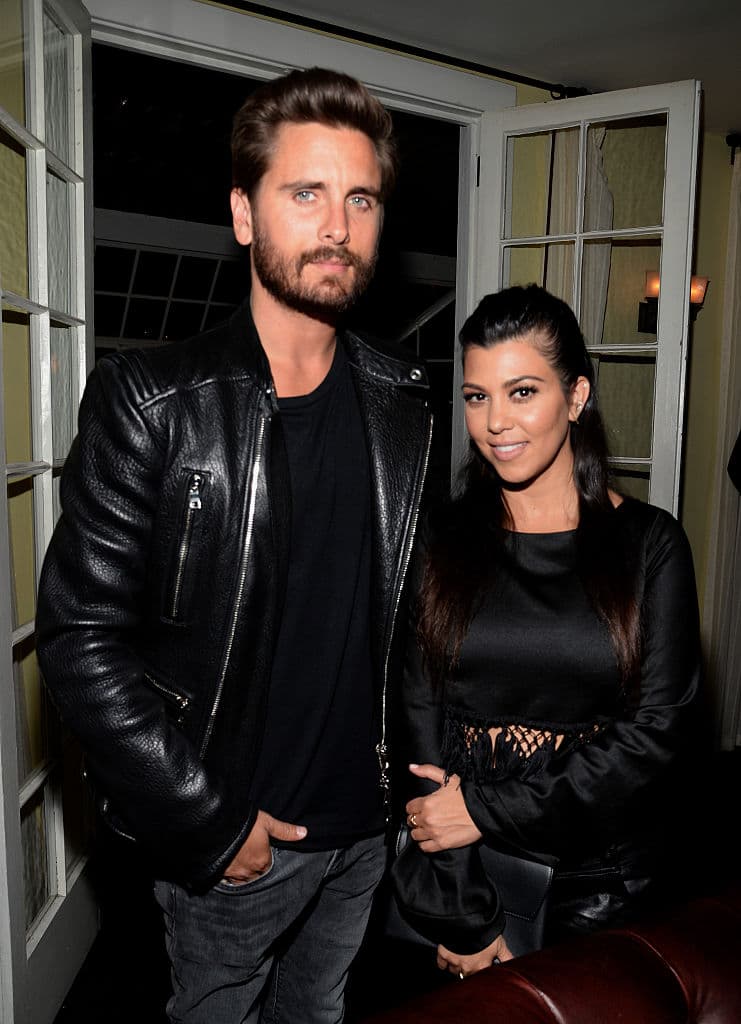 Kourtney Kardashian, Scott Disick y Sofía Richie