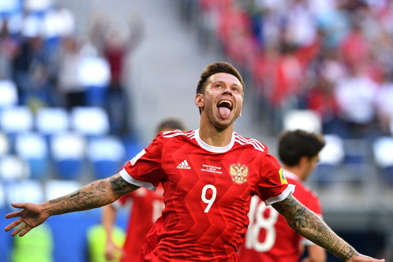 De hecho, Fiódor Smólov es el autor del único gol de Rusia en la actual Copa Confederaciones, pues el otro tanto de los lcoales contra Nueva Zelanda fue un autogol.
