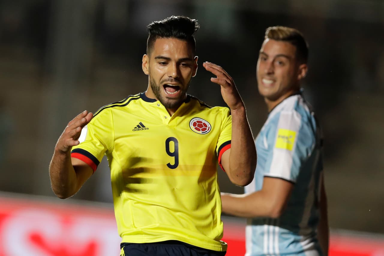 Falcao García, que fue titular, tuvo opciones pero no pudo concretarlas. Ya son seis partidos sin que los delanteros de Colombia anote en estas eliminatorias.