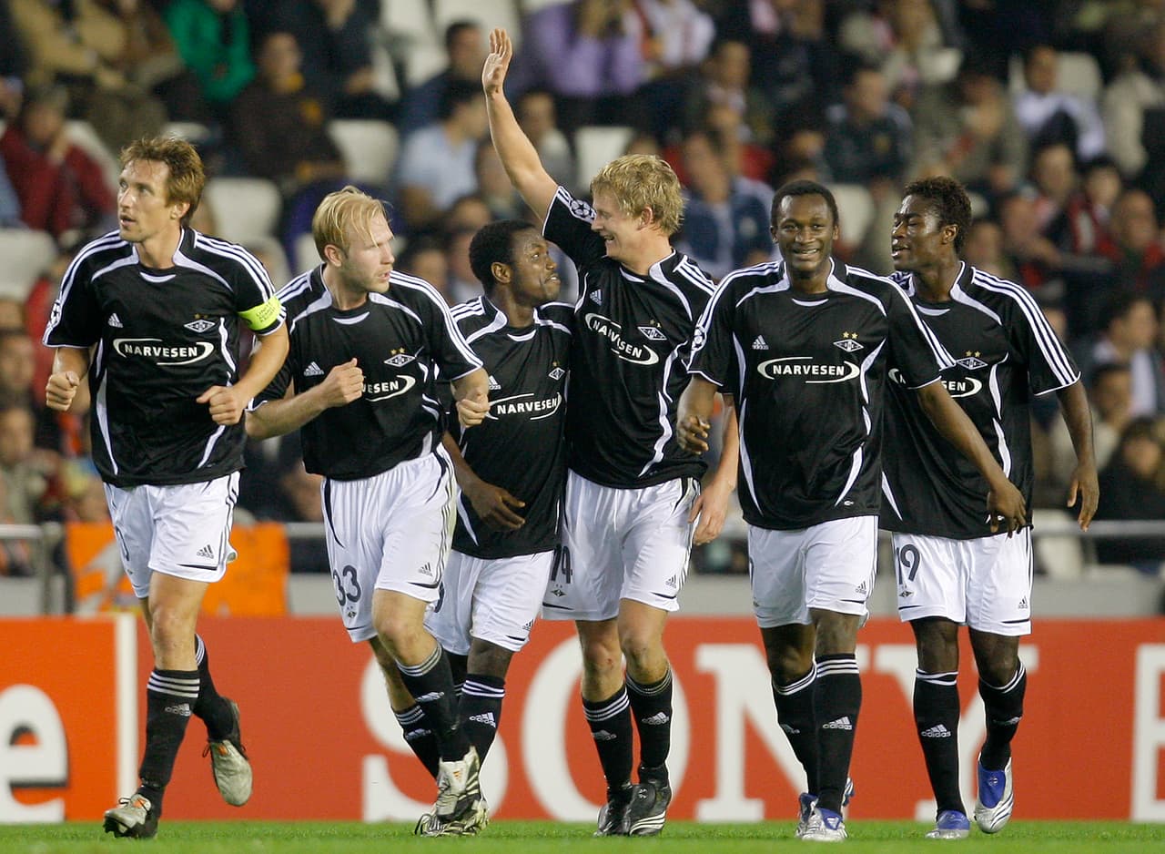 5. Rosenborg (Noruega): 95 goles en 74 partidos de la Champions League.