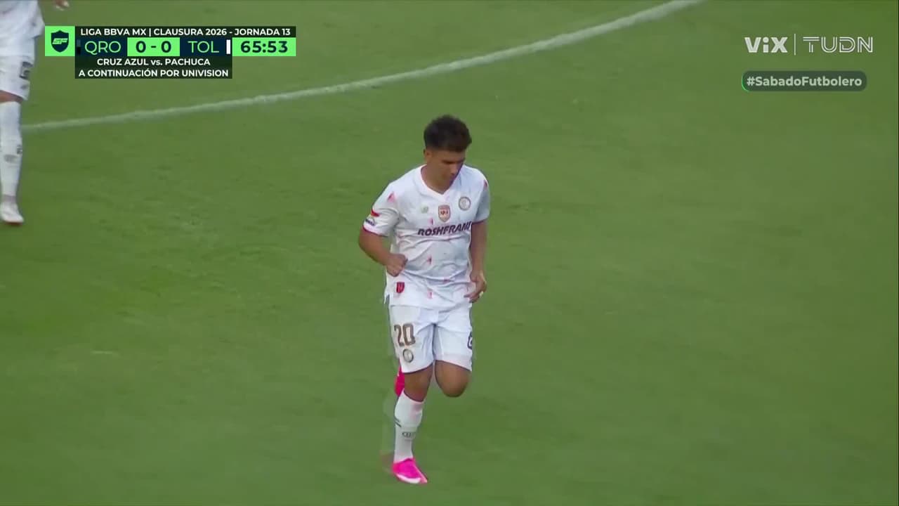 ¡Se salva Querétaro! Gallardo revienta el travesaño