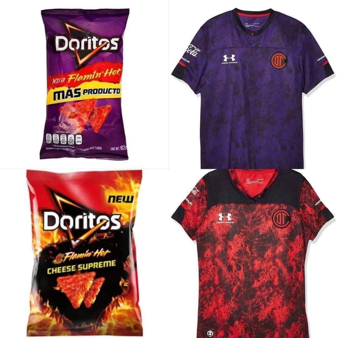 ¡Este es el jersey del Toluca que enloqueció las redes sociales! | Ya circula el nuevo diseño de camiseta de los Diablos y las comparaciones con los Doritos no se hicieron esperar.