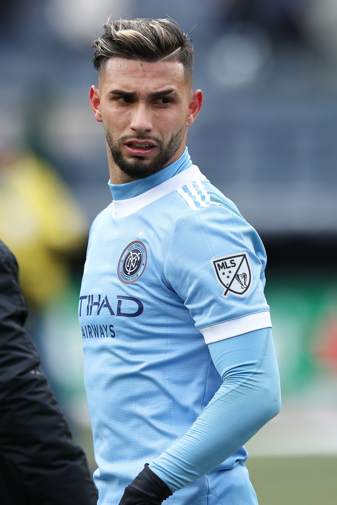 Valentín Castellanos -ganador del Botín de Oro de 2021- pudo debutar en casa junto a New York City FC.
<br>