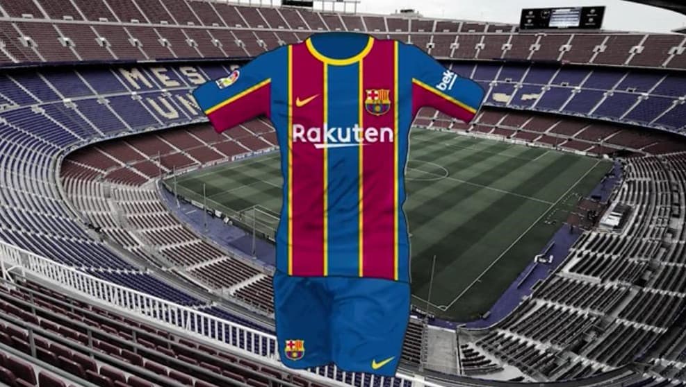 Posible uniforme del Barcelona