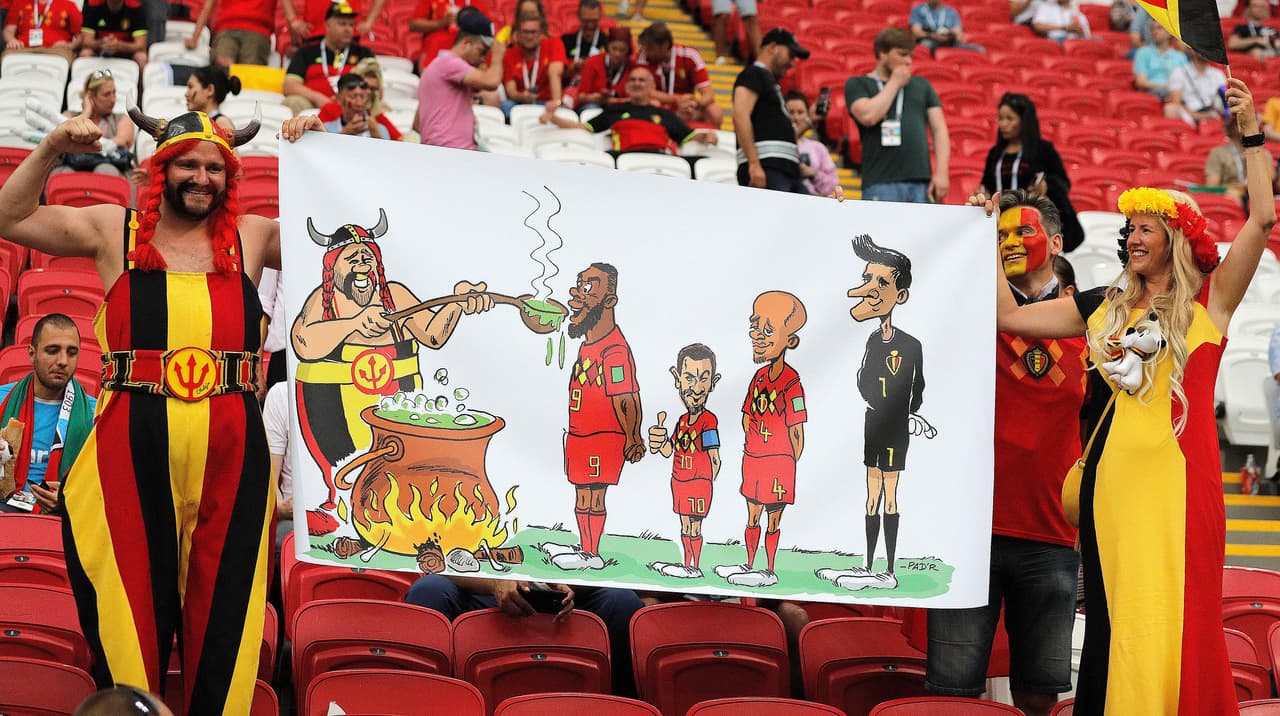 La alegría, el colorido y toda la fiesta de los fanáticos hacen parte del duelo de cuartos de final entre Brasil y Bélgica en Kazán, para conocer el segundo semifinalista del Mundial de Rusia 2018.