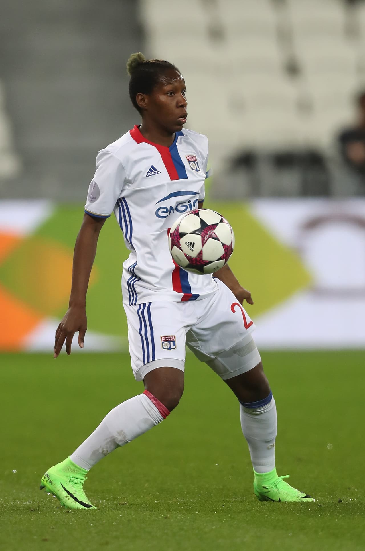 Kadeisha Buchanan también aparece en la defensa del Lyon. Es titular de la selección de Canadá y en esta Champions ha jugado 4 partidos.