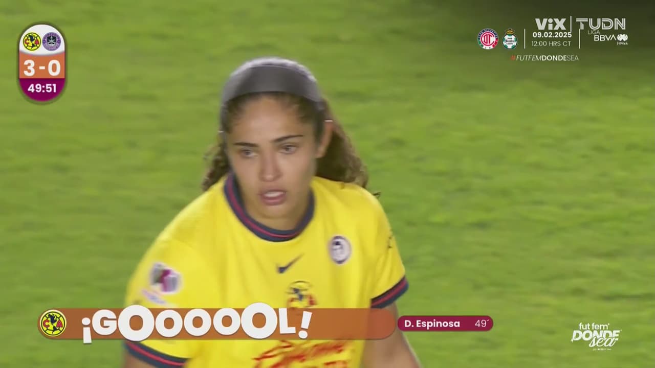 ¡Doblete de Dani Espinosa! América golea a Mazatlán