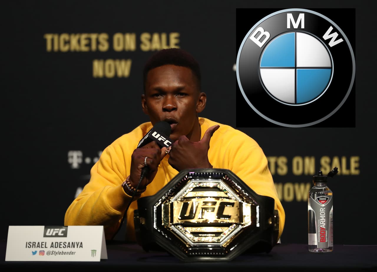 BMW corta patrocinio a Israel Adesanya por amenaza sexual