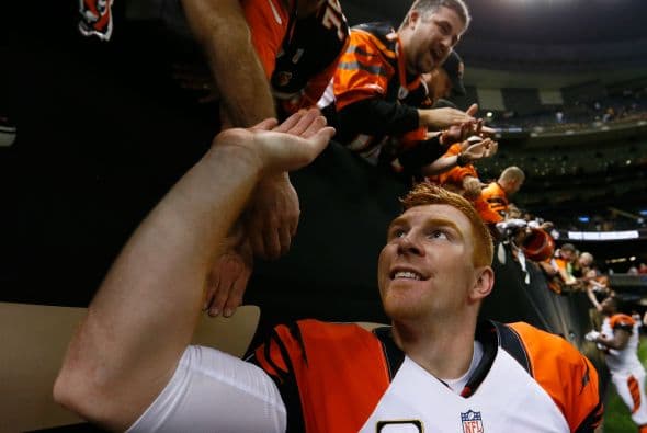 Andy Dalton fue el Factor X bajo el Superdomo de New Orleans con tres pases de TD.