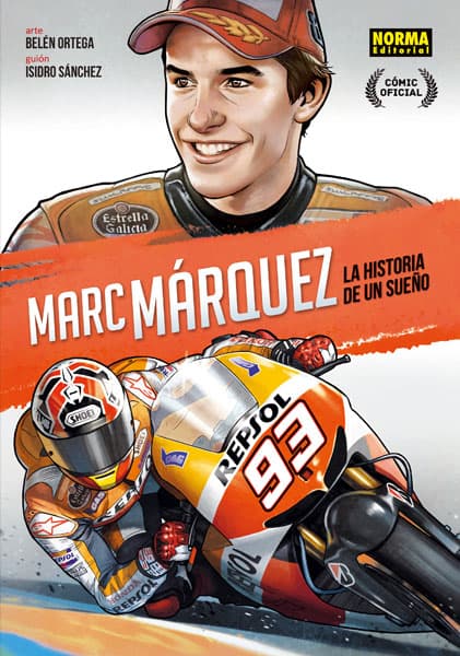 En España decidieron plasmar la vida del campeón del Mundo Marc Márquez en un comic que tuvo mucho impacto.