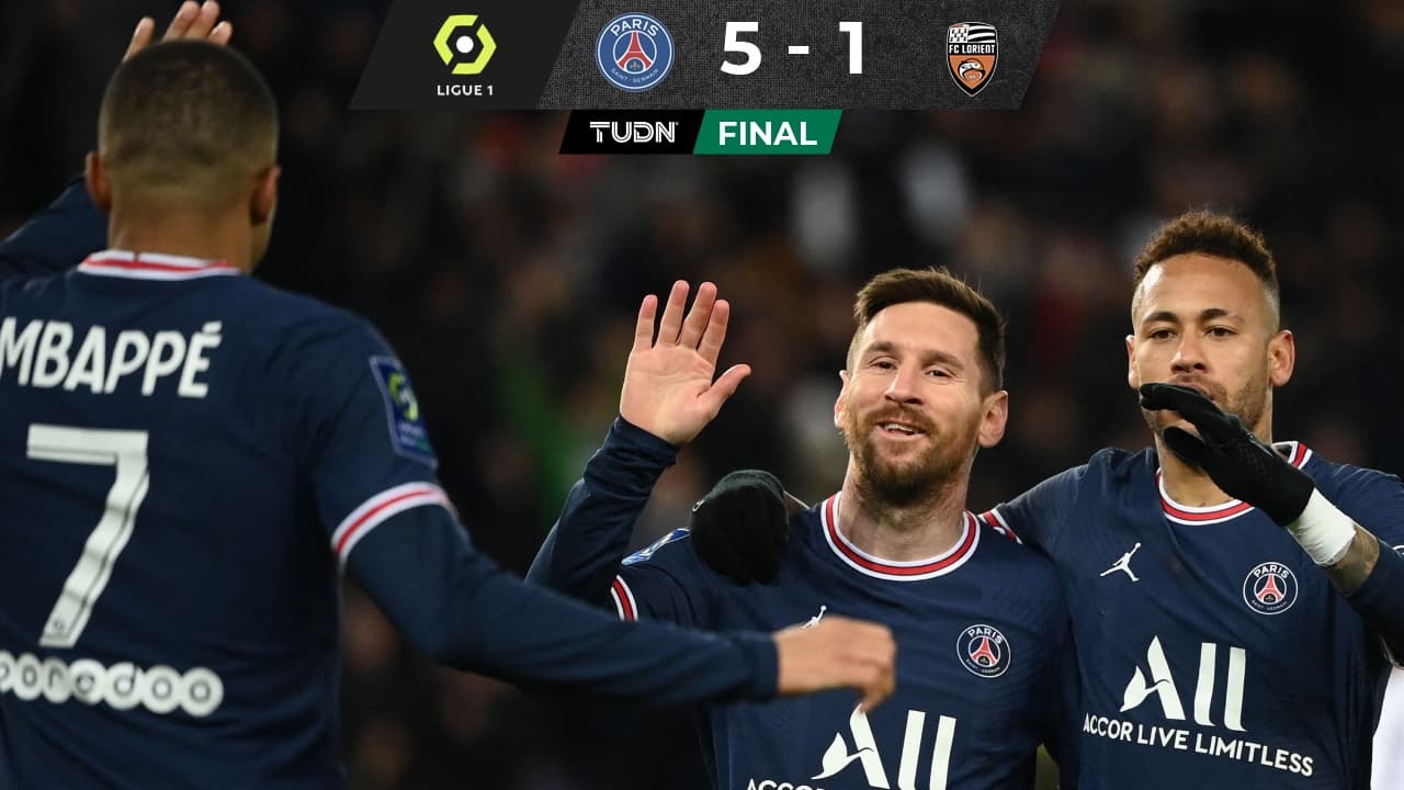 Mbappé se luce con doblete y tres asistencias en triunfo de PSG