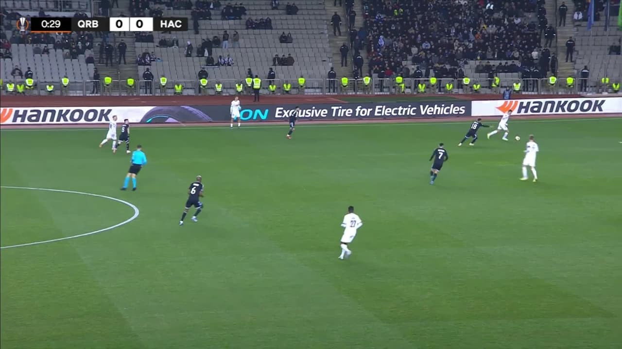 ¡GOL!  anota para FK Qarabag. Leandro Andrade