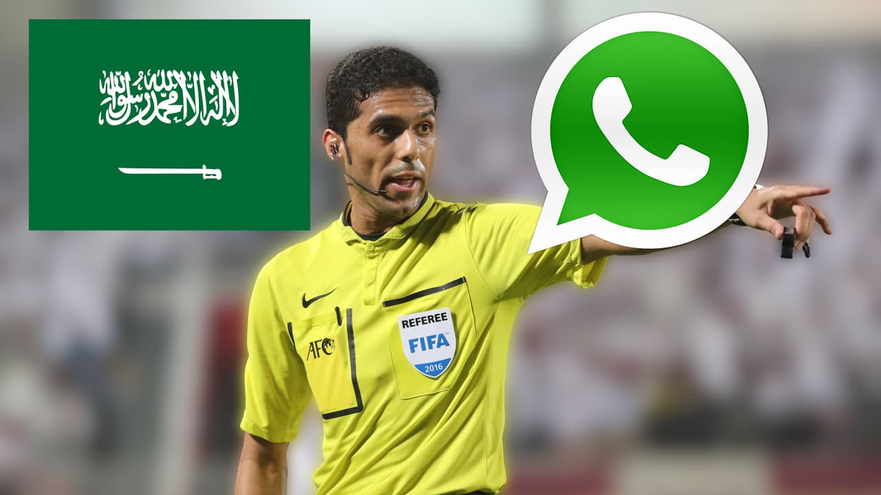 Árbitro mundialista fue suspendido de por vida por pedir un soborno... ¡por WhatsApp!