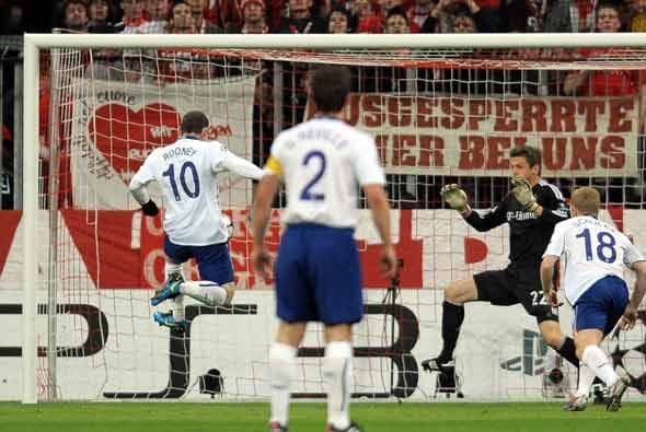 Wayne Rooney había sorprendio a los alemanes con un gol tempranero.
