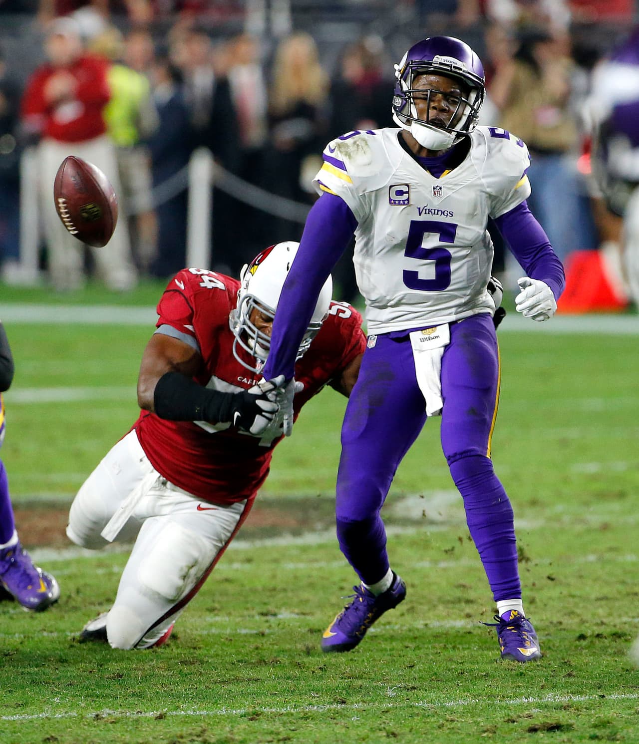 Los Arizona Cardinals clasificaron a la postemporada luego de la victoria 23 - 20 sobre los Minnesota Vikings, partido que puso en marcha la Semana 14.