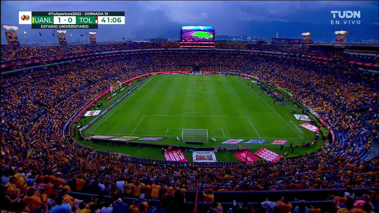 ¡GOL!  anota para Tigres. Sebastián Córdova