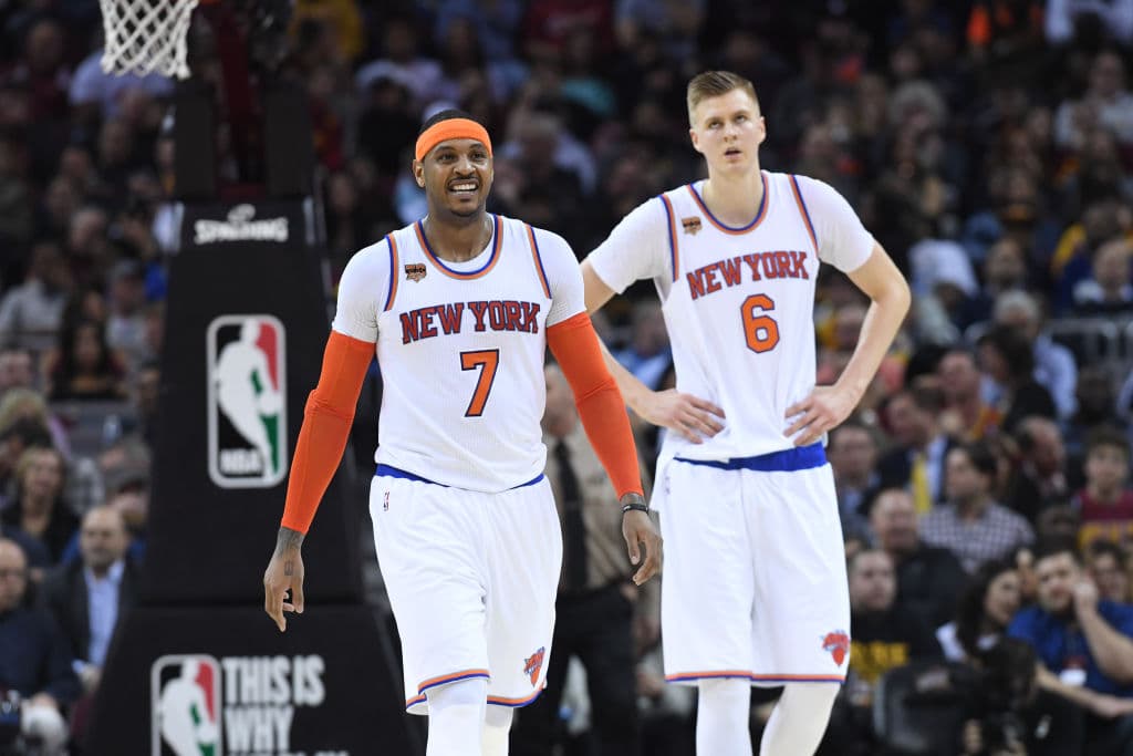 En seis temporadas y media los Knicks de Anthony apenas pudieron ganar una serie de postemporada. En total Carmelo llevó en cuatro ocasiones a los neoyorquinos a los Playoffs.